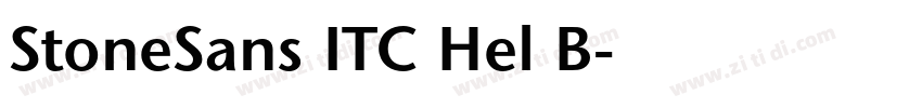 StoneSans ITC Hel B字体转换 StoneSans ITC Hel B字体转换